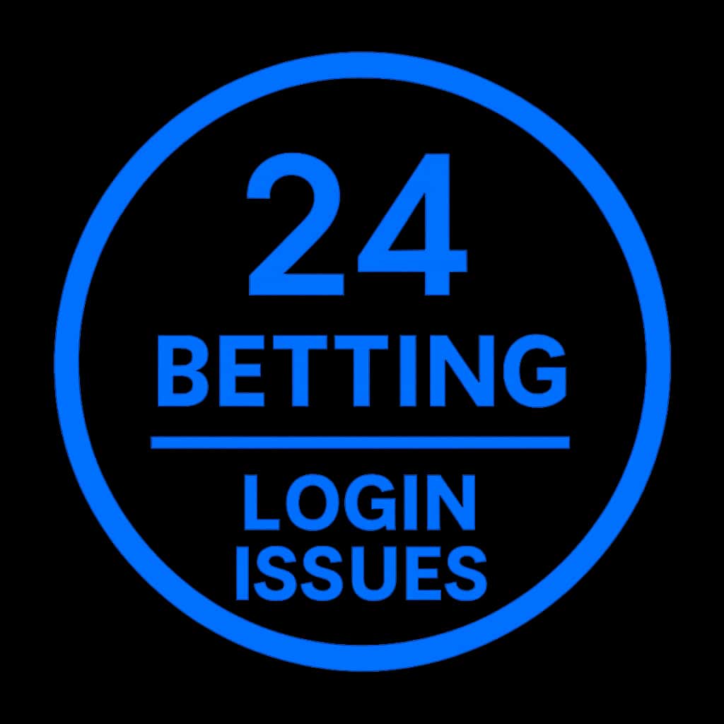 Icon representing 24 Betting login issues guide.