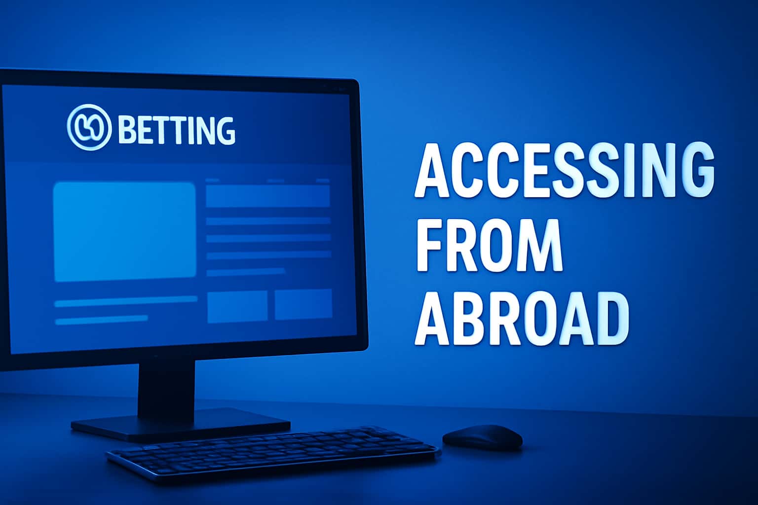 An informational scene showcasing the concept of accessing 24 Betting from different locations worldwide.