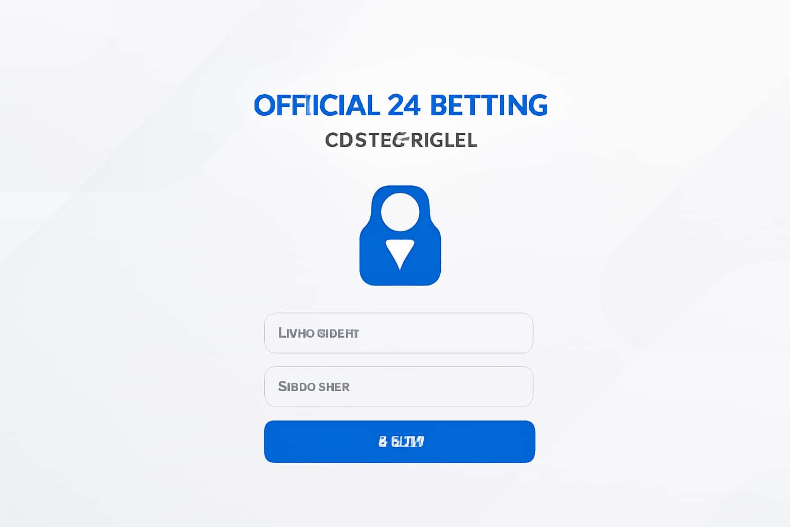 Official 24 Betting Login Portal Interface