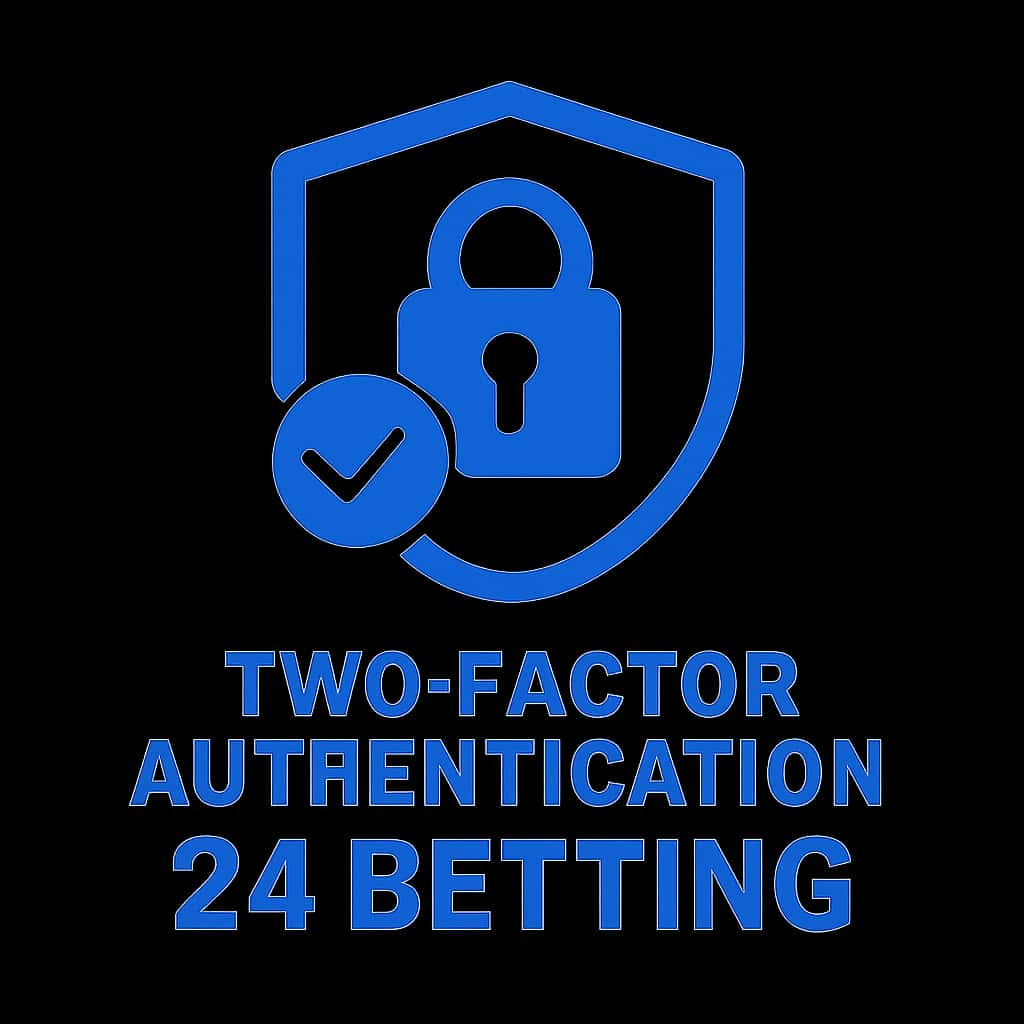 An icon symbolizing security for 24 Betting accounts via Two-Factor Authentication.